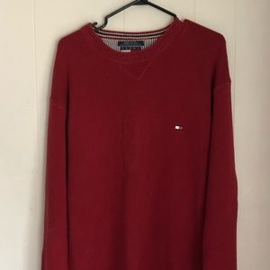 Genuine Tommy Knitted Crewneck Red XL